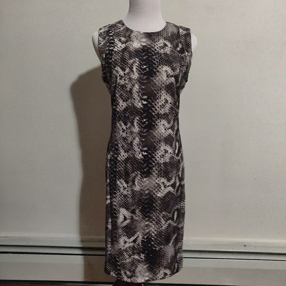 Snake Skin Cocktail Dress
